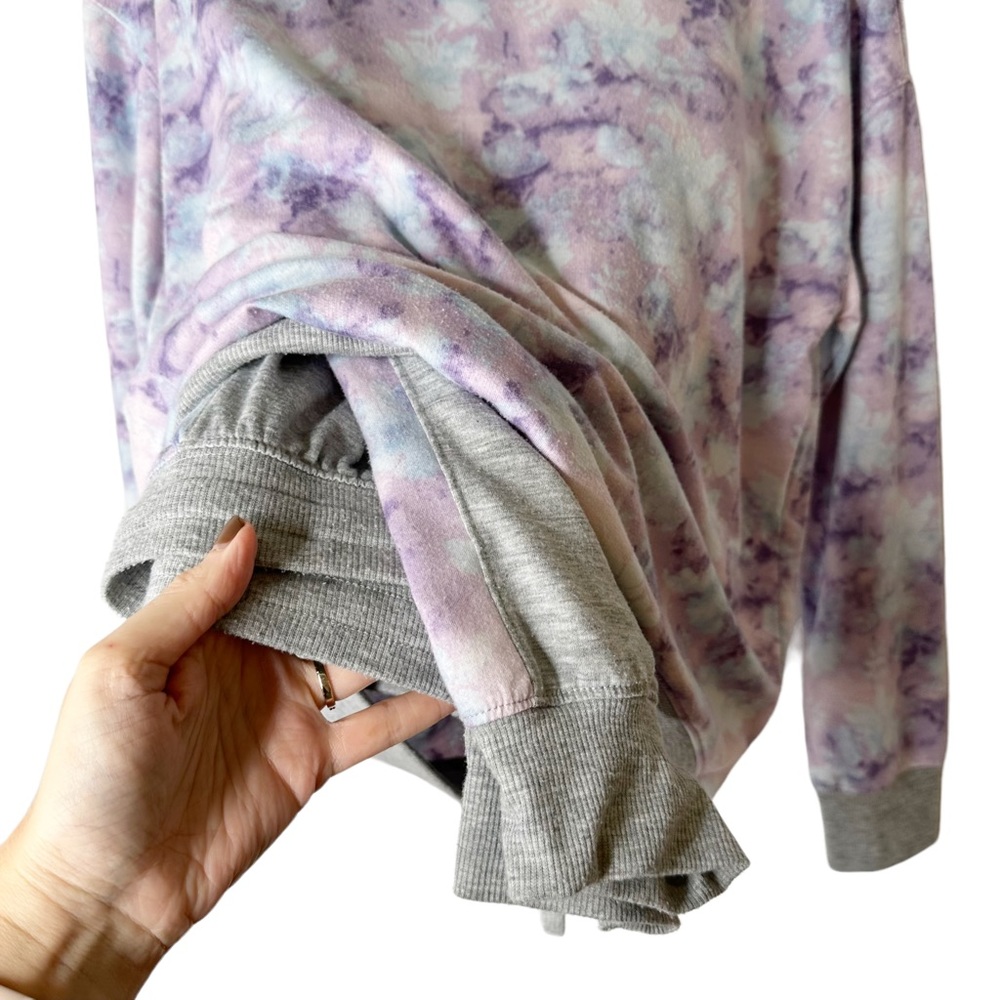 Splendid 2-piece Tie Dye Sweatshirt Sweatpants Jogger Set Size Medium - Picture 4 of 6